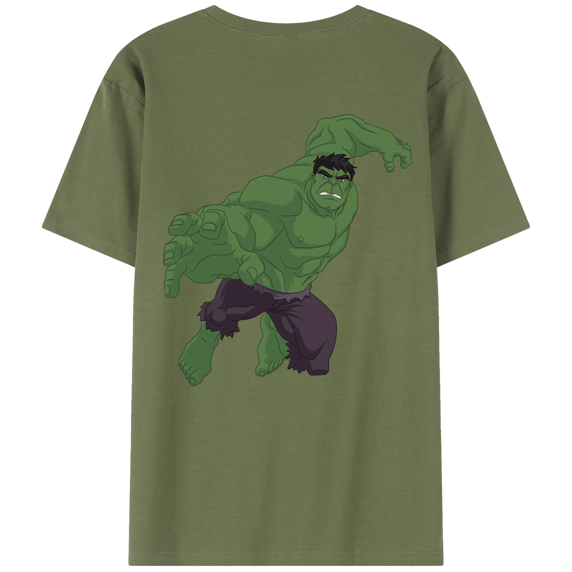 （画像用） アベンジャーズ The Avengers 綿100％半袖Tシャツ（背面プリント）